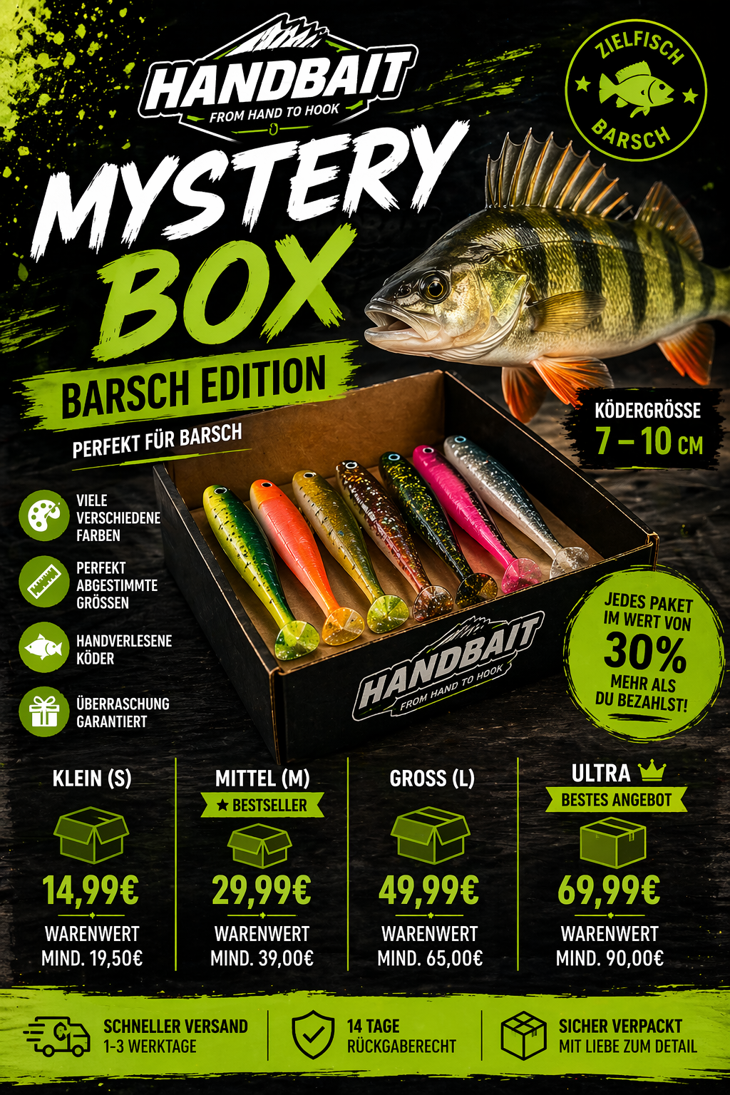 Handbait Mystery Box – Barsch