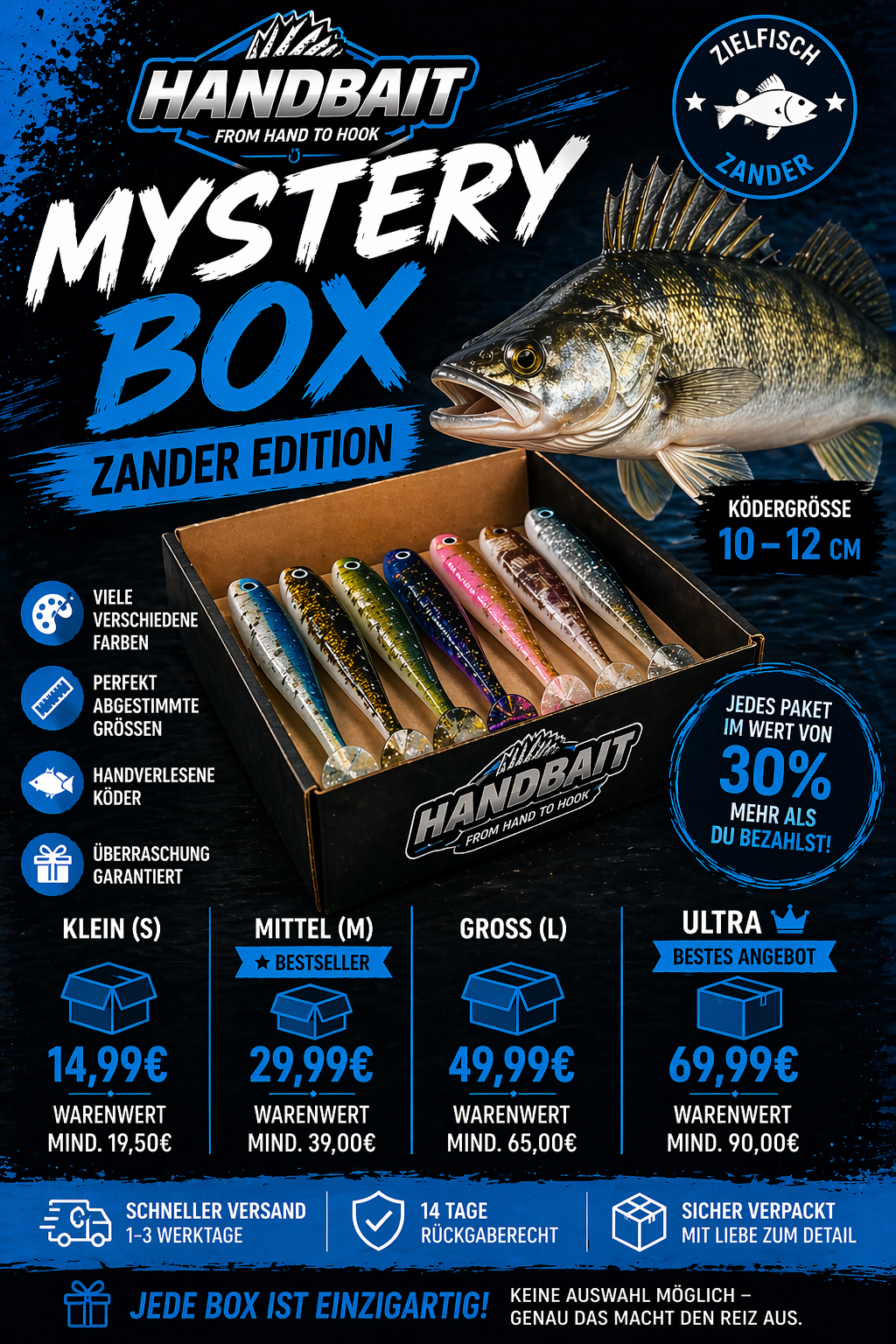Handbait Mystery Box – Zander